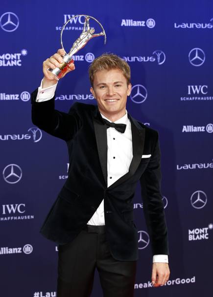 Nico Rosberg premiato. Epa